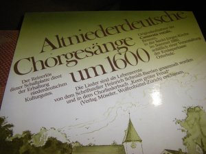 gebrauchter Tonträger – Camerata Vocale – altniederdeutsche chorgesänge um 1600