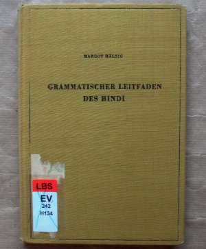 antiquarisches Buch – Margot Hälsig – Grammatischer Leitfaden des Hindi.