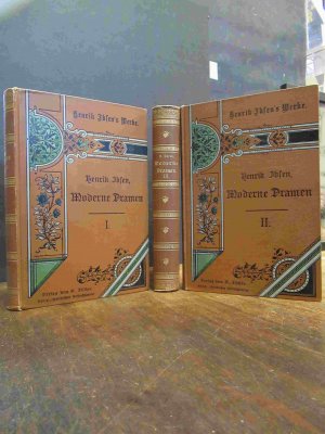 Moderne Dramen, 3 Bände (von 4),, hrsg. von Julius Hoffory, Deutsch von M[arie] v. Borch, Adolf Strodtmann, E[mma] Klingenfeld, A. Zinck und Julius Hoffory