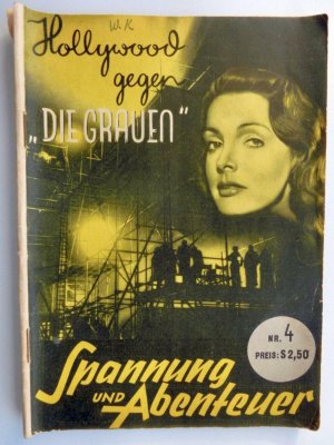 antiquarisches Buch – Spannung und Abenteuer 4, Romanheft Österreich Wilhelm Scheuch 1950