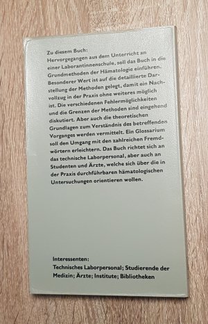 gebrauchtes Buch – Prof. Dr. med – Die einfachen hämatologischen Laboruntersuchungen Grundlagen, Methodik, Interpretation