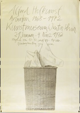 gebrauchtes Buch – Hofkunst, Alfred  – Plakat - Alfred Hofkunst Arbeiten 1968–1972. Lithographie.