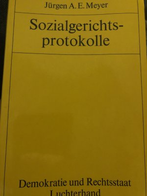 Sozialgerichtsprotokolle