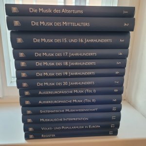 Neues Handbuch der Musikwissenschaft Gesamtausgabe, 13 Bd.