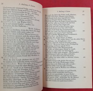 gebrauchtes Buch – Friedrich Schiller – Wilhelm Tell - Schauspiel. Textausgabe mit Anmerkungen/Worterklärungen