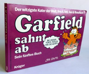 gebrauchtes Buch – Jim Davis – Garfield - Sein fünftes Buch / Garfield sahnt ab