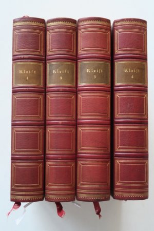 DEKORATIVE REIHE. - Kleist, Heinrich von: Sämtliche Werke. Herausgegeben und eingeleitet von Arnold Zweig. 4 Bände. München, Rösl & Cie., 1923. * Mit […]