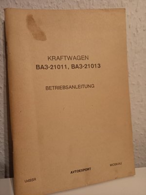 Kraftwagen BA3 - 21011 - 21013 Betriebsanleitung