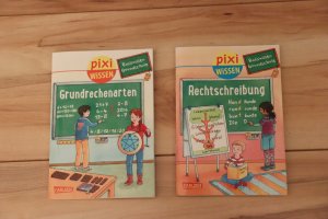 gebrauchtes Buch – 2X Pixi Wissen – Grundrechenarten / Rechtschreibung