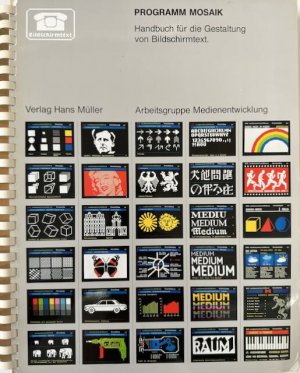 Programm Mosaik Handbuch für die Gestaltung von Bildschirmtext