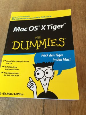 gebrauchtes Buch – Bob LeVitus – Mac OS X Tiger für Dummies