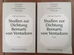 Studien zur Dichtung Bernarts von Ventadorn Teil I und II, komplett in 2 Bänden. Ein Beitrag zur Untersuchung der Entstehung und zur Interpretation der […]