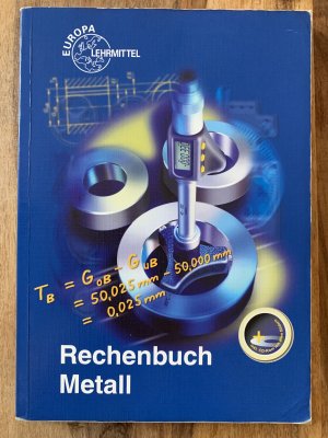 gebrauchtes Buch – Dillinger, Josef; Escherich – Rechenbuch Metall MIT CD-Rom