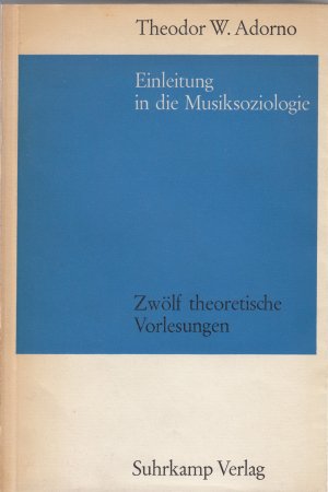 Einleitung in die Musiksoziologie