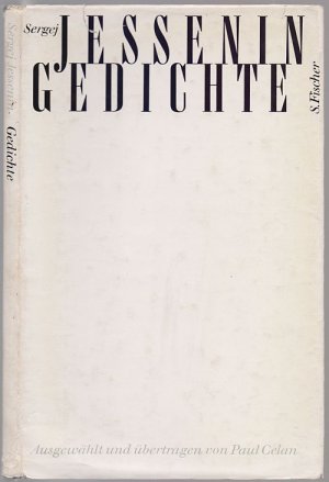 Gedichte. Ausgewählt und übertragen von Paul Celan.