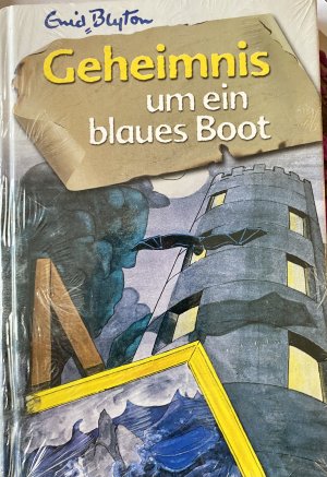 gebrauchtes Buch – Enid Blyton – Geheimnis um ein blaues Boot.  >>in Originalplastikverpackung - ungeöffnet<<