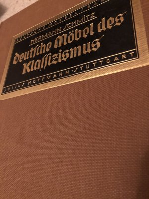 Deutsche Möbel des Klassizismus. Bauformen-Bibliothek ; Bd. 14. Falke, Otto von: Deutsche Möbel vom Mittelalter bis zum Anfang des 19. Jahrhunderts, Bd […]