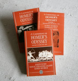 A Commentary on Homer´s Odyssey - 3 Bde.: Vol. I: Introduction and Books I-VIII, Vol. II: Books IX-XVI, Vol. III: Books XVII-XXIV (Paperbackausgabe, komplett)