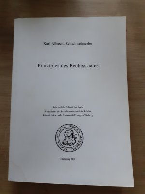 Prinzipien des Rechtsstaates