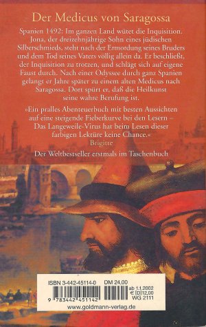 gebrauchtes Buch – Noah Gordon – Der Medicus von Saragossa