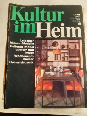 gebrauchtes Buch – Kultur im Heim 1974 Heft 1-4