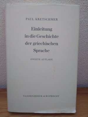 antiquarisches Buch – Paul Kretschmer – Einleitung in die Geschichte der griechischen Sprache