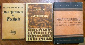 Parapsychologie. Das Problem der Freiheit. Metaphysik.