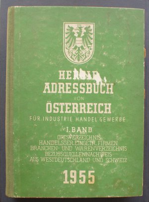 Adressbuch Österreich Band I-III