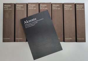 Akzente - Zeitschrift für Literatur der Jahre 1954 bis 1973 = 7 Bände