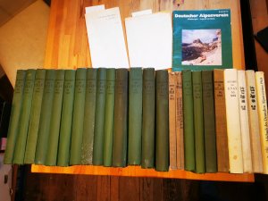 Konvolut Sammlung 25 Bände zusammen Jahrbuch Zeitschrift des Deutschen und Österreichischen Alpenvereins Jahrgänge 1898, 1901, 1902, 1903, 1904, 1905, […]