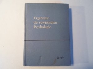 Ergebnisse der sowjetischen Psychologie