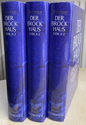 gebrauchtes Buch – Der Brockhaus Geschichte - 3 Bände