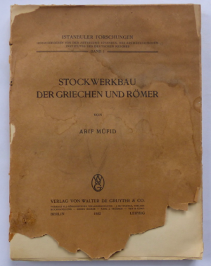 antiquarisches Buch – Arif Müfid  – Stockwerkbau der Griechen und Römer