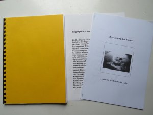 Gabi Vayant : Metamorphose durch den Tod zur Liebe (1997) + Eingangsworte zur Ausstellung (1997) + ...der Gesang der Steine ...oder die Wiederkehr der […]