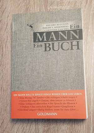 gebrauchtes Buch – Eduard Augustin, Philipp von Keisenberg – Ein Mann ein Buch Ein Mann sollte einige Dinge wissen über das Leben