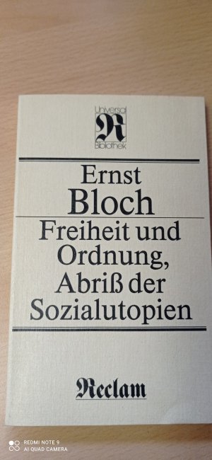 Freiheit und Ordnung, Abriß der Sozialutopien