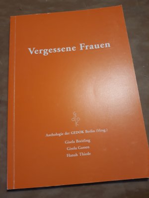 gebrauchtes Buch – Anthologie der GEDOK Berlin  – Vergessene Frauen. Anthologie