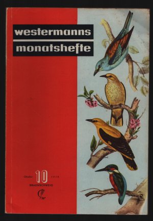 antiquarisches Buch – Hermann Boekhoff  – Westermanns Monatshefte /99.Jahrgang 1958 Heft 10 (keine Sammelbeilage)