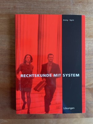 gebrauchtes Buch – Sigrist, Grünig – Lösungen zu Rechtskunde mit System