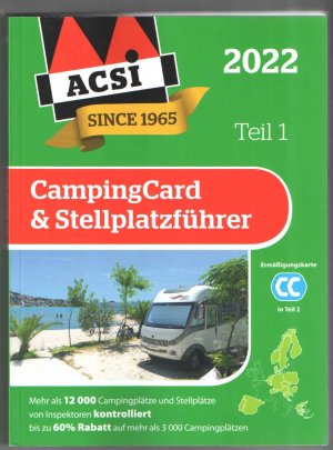 gebrauchtes Buch – ACSI CampingCard & Stellplatzführer 2022 - Set aus 2 Bänden