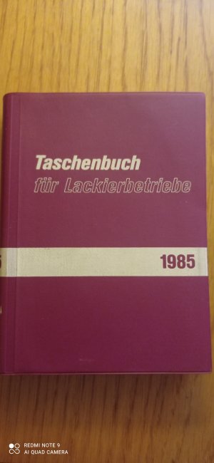 gebrauchtes Buch – Thomer / Zerweck – Taschenbuch für Lackierbetriebe 1985