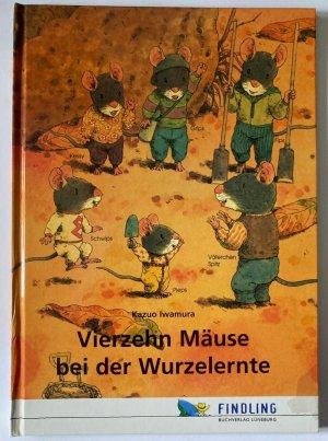 Vierzehn Mäuse bei der Wurzelernte