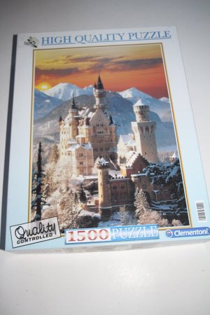 High Quality Puzzle 1500 Teile "Neuschwanstein" 84x59 cm