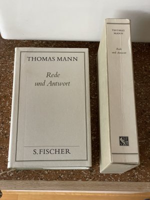 gebrauchtes Buch – Thomas Mann – Rede und Antwort