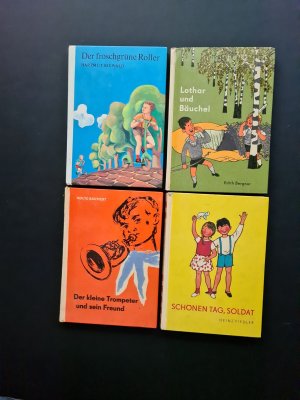 DDR-Kinderbuchreihe „Die kleinen Trompeterbücher“ (4 Bücher)