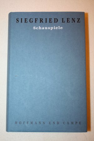 gebrauchtes Buch – Siegfried Lenz – Schauspiele - Zeit der Schuldlosen. Das Gesicht. Die Augenbinde - Werkausgabe in Einzelbänden