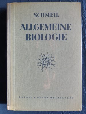 antiquarisches Buch – diverse – Schmeils Allgemeine Biologie Quelle & Meyer Heidelberg 1958