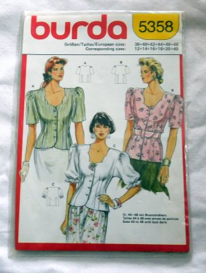 Burda Schnittmuster 5358 Blusenjacke“ – Buch gebraucht kaufen