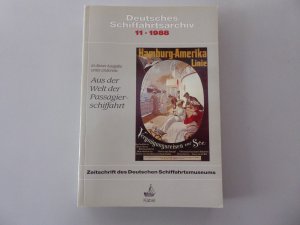 Deutsches Schiffahrtsarchiv 11 1988 -  Zeitschrift des Deutschen Schiffahrtsmuseums