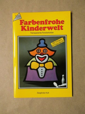 Farbenfrohe Kinderwelt. Transparente Fensterbilder